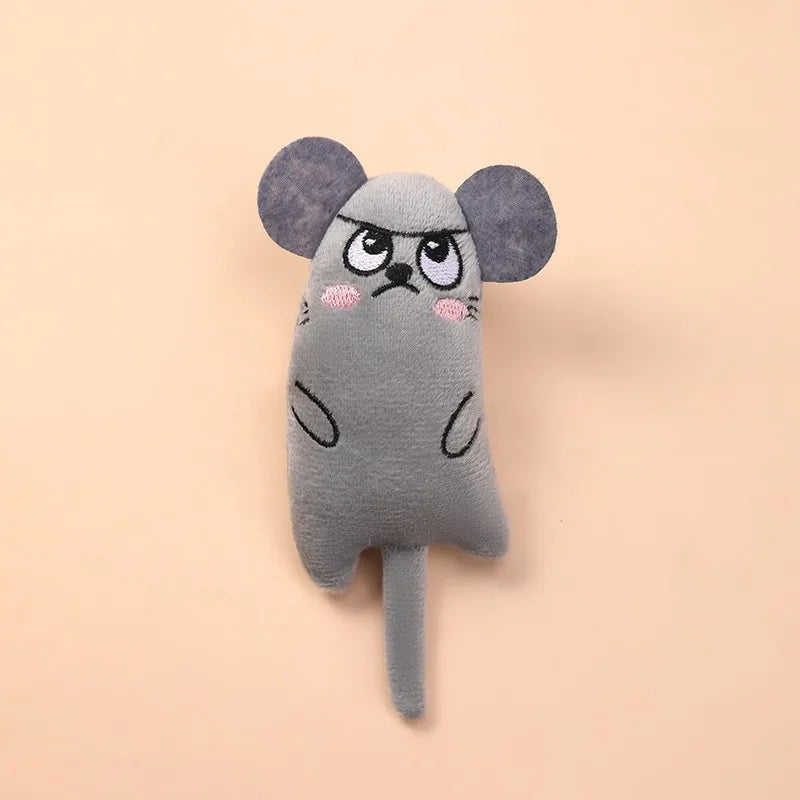 HKM-602643 Interactive Catnip Mouse Toy for Cats - Plush, Bite-Resistant Design