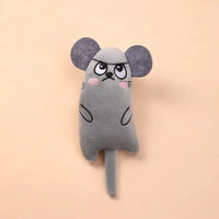 HKM-602643 Interactive Catnip Mouse Toy for Cats - Plush, Bite-Resistant Design