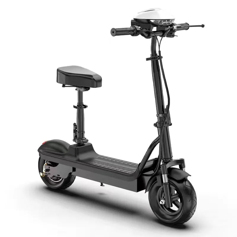 Lightweight Folding Electric Scooter with Seat for Adult Urban Commute