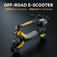 Off-Road E-Scooter with 1200W Motor 48V 13Ah Battery 25 Mile Range 11-Inch Tir - view 4 of 11