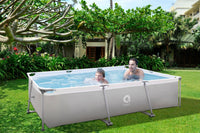 HKM-307091 Custom Logo Easy Set Outdoor Above Ground Family Swimming Pool