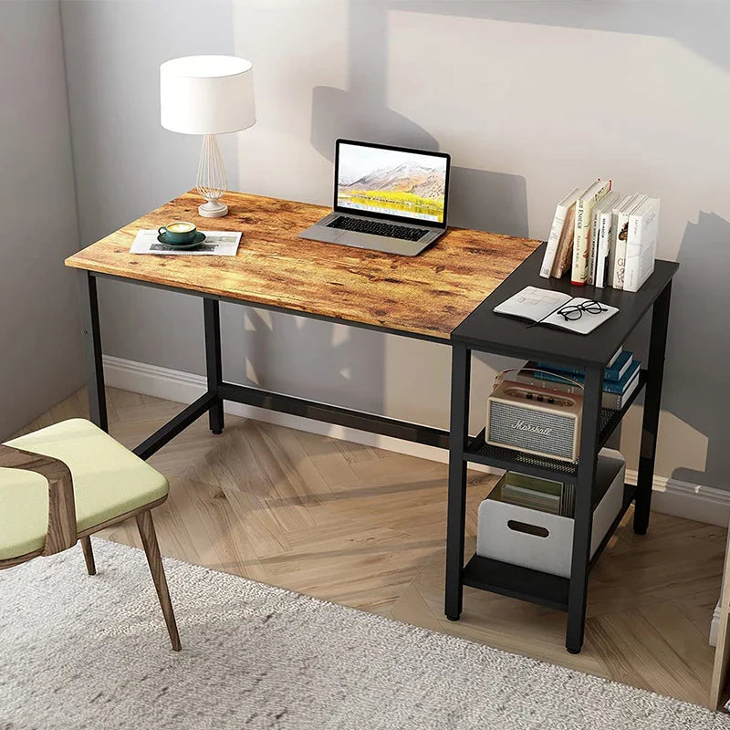 KTX-251603 L-Shaped Modern Office Desk - Luxury Wood Chipboard Corner Computer Table for Study