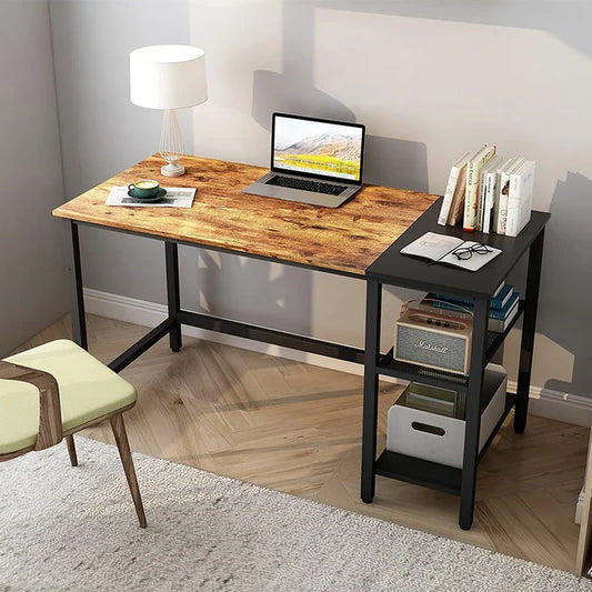 KTX-251603 L-Shaped Modern Office Desk - Luxury Wood Chipboard Corner Computer Table for Study