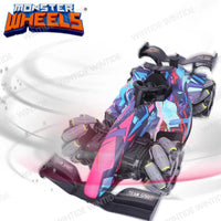 HKM-459219 Remote Control LED Racing Car for Kids - 2.4G Wireless Stunt Vehicle Suitable for Ages 5 and Up