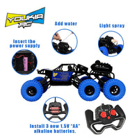 HKM-721363 1/12 Scale 4WD Remote Control Off-Road Car with Climbing Features and LED Light