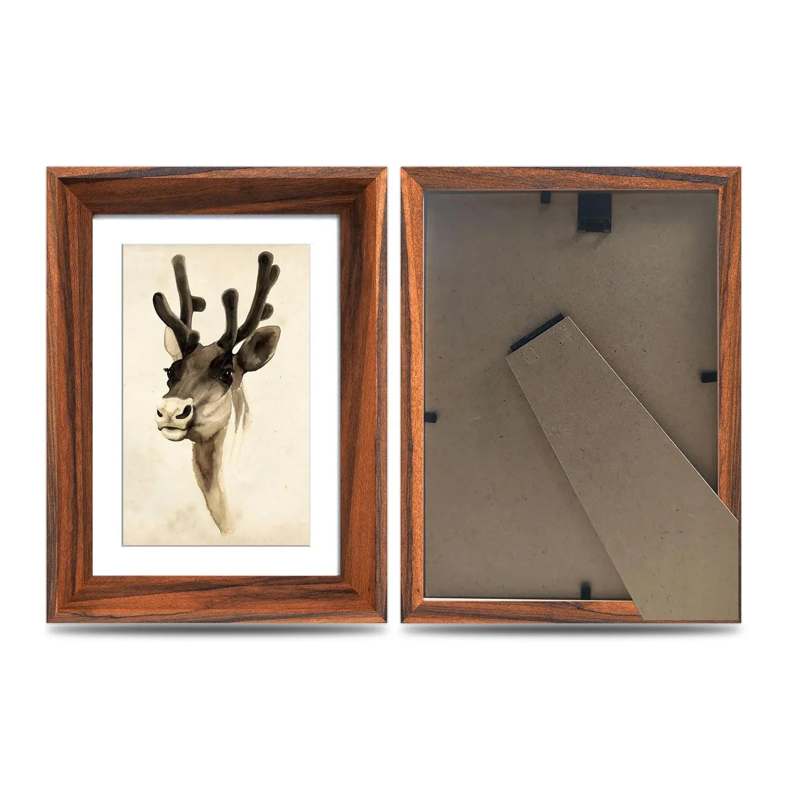 KTX-768147 Custom Natural Wood Decorative Picture Frame for DIY Home Display