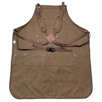 Modern Simple Thick Canvas Apron Custom logo Woodworking Electrician Gardening Work Clothes Tool Apron