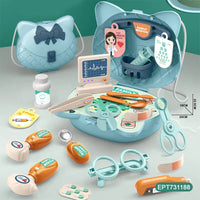 HKM-620755 Educational Plastic Kitchen Playset Backpack for Kids Ages 2-13