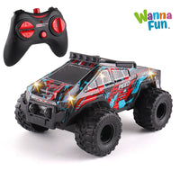 HKM-574483 High-Speed 4WD 27MHZ RC Drift Car with PVC Shell, Lights, and Camera, Ready-to-Go Racing Toy for Boys