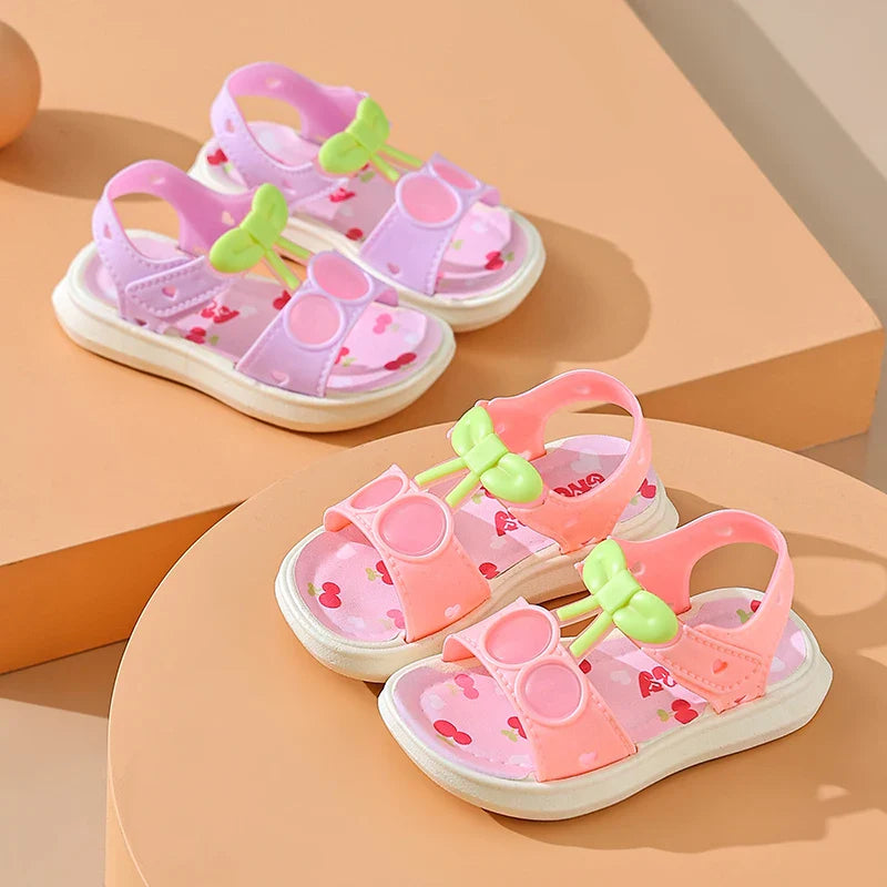 HKM-820691 Latest Design Summer Casual Cartoon Infant SandalsSoft Sole Non-Slip Beach Shoes Baby Cute Outdoor Baby Slippers