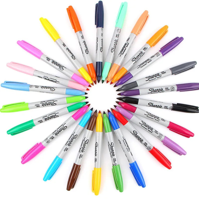 KTX-608019 Permanent Marker Pen - Waterproof, Assorted Colours, Durable PP Plastic, Various Packaging Options Available