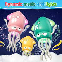 HKM-984659 Interactive Electric Induction Dancing Octopus Toy with Lights for Kids