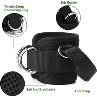 HKM-944339 Adjustable Latex Ankle Support for Leg Strength Training and Yoga