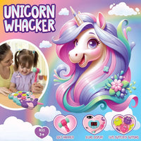 HKM-820819 Interactive Unicorn Hammer Mole Game for Kids Ages 5-13 - Educational Fun and Engagement