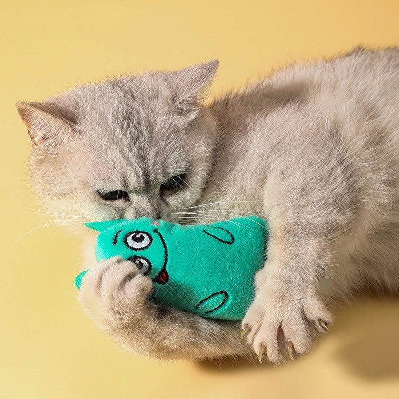 HKM-602643 Interactive Catnip Mouse Toy for Cats - Plush, Bite-Resistant Design