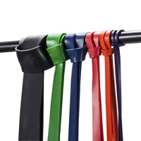 HKM-992915 Custom Resistance Band Set - Elastic Fitness Bands in Red and Black for Pull-Ups