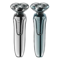 HKM-619411 Portable Electric Shaver with USB Charging, Stainless Steel Blade and Cleaning Reminder for Men
