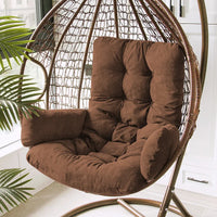 Solid Color Large Removable Washable Rattan Chair Cushion Home Decor Hanging Basket Lumbar Pillows & Seat Cushions