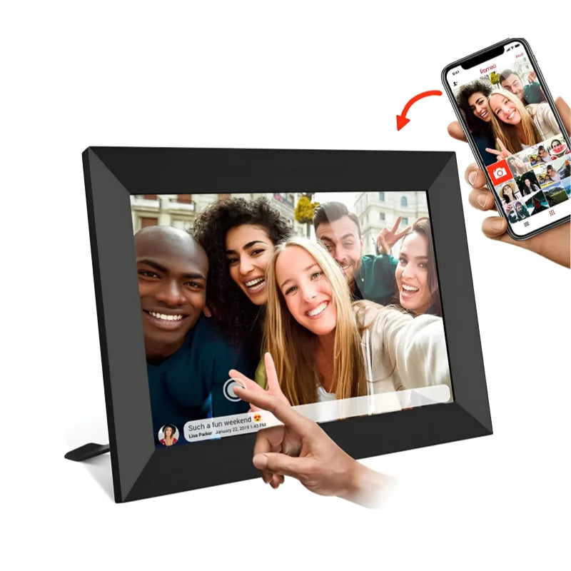 KTX-931987 10 Inch WiFi LCD Digital Photo Frame with Cloud Access and Free Picture Downloads