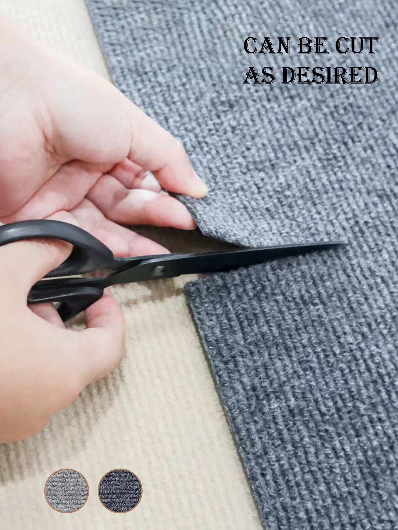 HKM-193619 Cat Scratching Pad and Climbing Frame with Trimable Non-Sticky Carpet