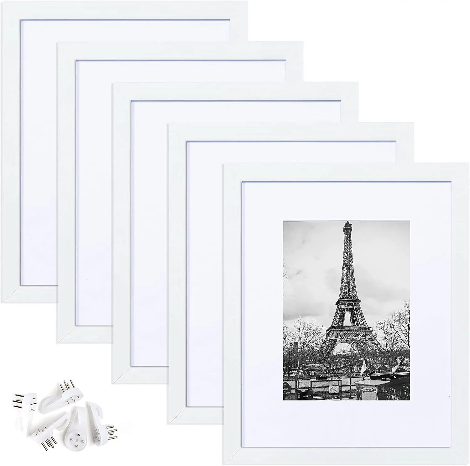 KTX-964755 Black MDF A3 and 5x7 Photo Frames for Wall Art and Home Decoration in Multiple Sizes