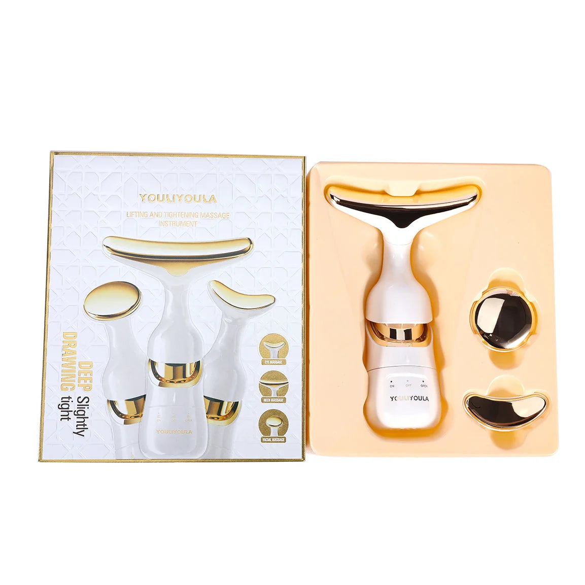 HKM-258963 Anti-Aging Face and Neck Massager for Skin Firming and Wrinkle Reduction