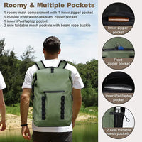 HKM-978259 Waterproof Large Capacity Laptop Backpack for Outdoor Activities and Sports