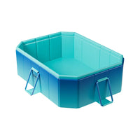 HKM-126291 Outdoor Folding Inflatable Swimming Pool for Kids and Adults - Durable PVC and PC Material