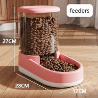 HKM-521299 Automatic Pet Feeder and Water Dispenser for Cats and Small Dogs
