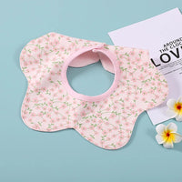 HKM-966419 Wholesale Baby Bib Printed Pattern Spring Summer Waterproof Wool 360° Rotatable Children's Saliva Towel Kids
