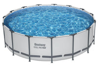 HKM-012179 Steel Frame Above Ground Swimming Pool 4.57m x 1.22m Family Outdoor Set