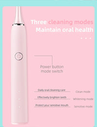 HKM-585491 Sonic Soft Eco-Friendly Electric Toothbrush with Soft Bristles for Adults and Kids