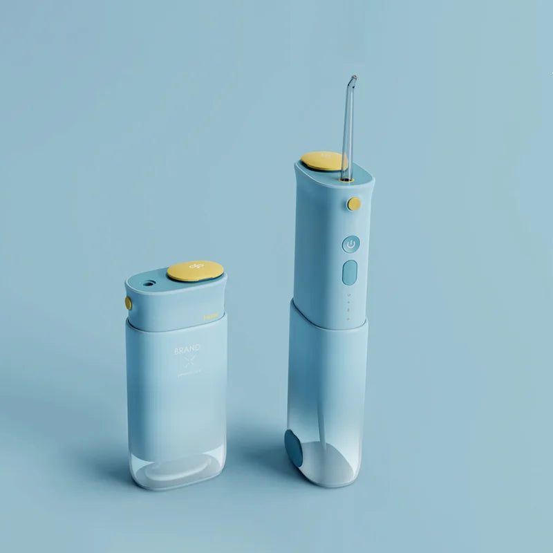 HKM-683795 Portable Mini Water Flosser for Dental Care - Efficient Household Water Jet Cleaner with Enhanced Battery Performance