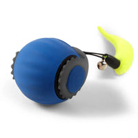HKM-160851 Interactive Rolling Silicone Dog and Cat Toy with Bell and Tail