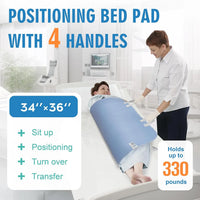 HKM-914515 4-Handle Incontinence Bed Pads - Washable Waterproof Pet Training Pads