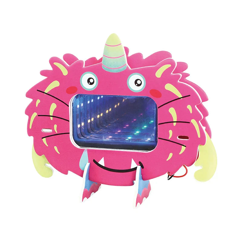 KTX-006995 3D Time and Space Tunnel Jigsaw Puzzle for Kids, Unique Shaped DIY Game