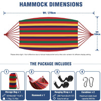 HKM-257363 Portable Hammock for Camping - Durable Single/Double Parachute Design for Outdoor Travel
