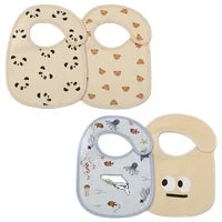 HKM-080531 Private Label Baby Feeding Bib for Eating Waterproof Washable Long Sleeve Romper Smock