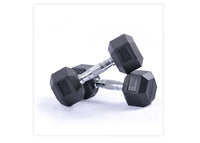HKM-009875 20kg Steel Hex Dumbbells for Strength Training and Bodybuilding