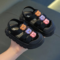 HKM-755155 Comfortable Design New Cute Kids' Sandals Summer Soft Sole Slippers Lightweight Fashion Flat Casual Sandals