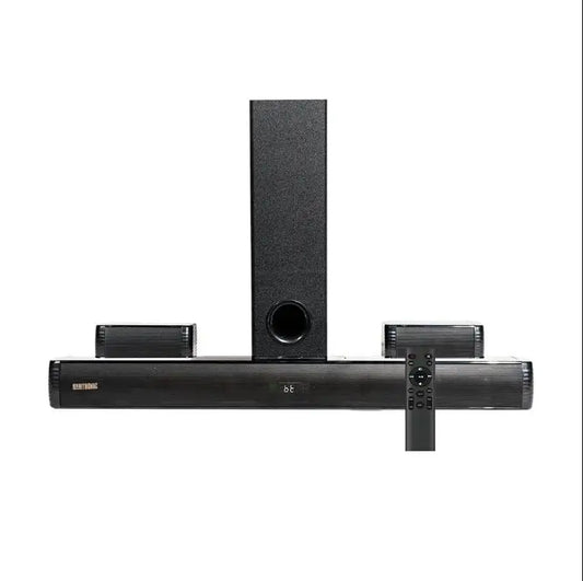 KTX-598675 2.1 Sound Bar Speaker with Subwoofer for Smart TV, Wireless Home Sound System, 4-in-1 Setup