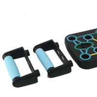 HKM-813267 Multifunctional Foldable Push-up Board with Resistance Bands for Home Gym Fitness
