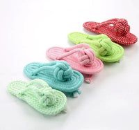 HKM-913363 Interactive Woven Cotton Rope Dog Chew Toy for Dental Care and Play