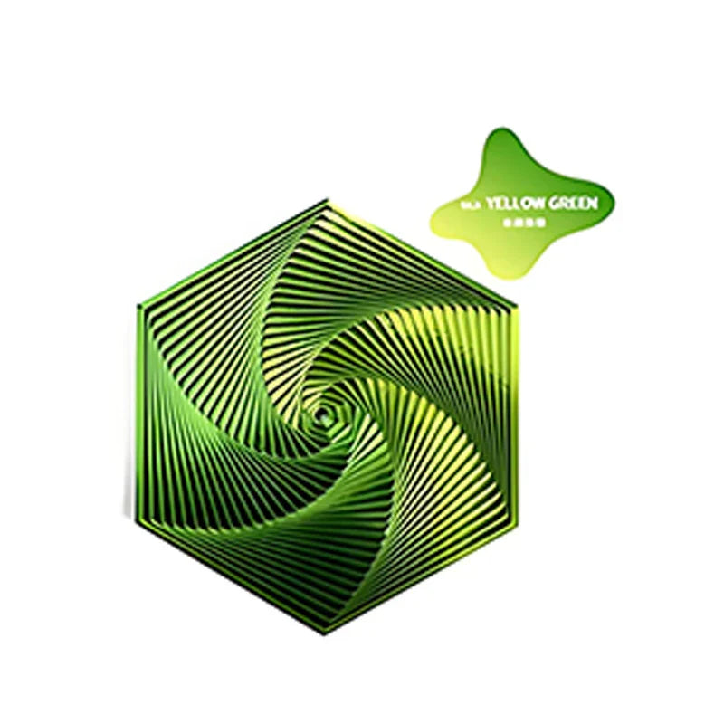 KTX-080275 3D Printed Fractal Hexagon Fidget Spiral Toy for Stress Relief and Anxiety Management