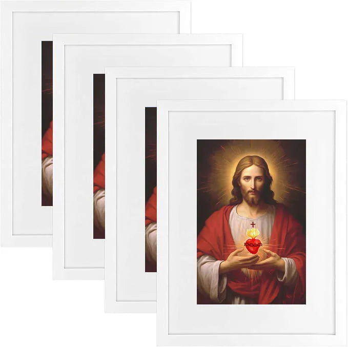 KTX-800915 A4 Black Freestanding and Wall Mountable Photo Frame for Modern Home and Gallery Display