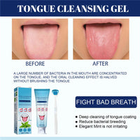HKM-766291 Tongue Cleaner with Deep Cleaning Gel and Brush for Oral Health and Bacterial Reduction