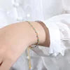 HKM-887379 Fashion New Seed Bead Necklace 18K Gold Bohemian Style Enamel Drop Oil Color Crystal Beaded Choker Necklace Bracelet Jewelry Set