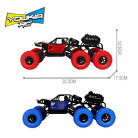 HKM-721363 1/12 Scale 4WD Remote Control Off-Road Car with Climbing Features and LED Light