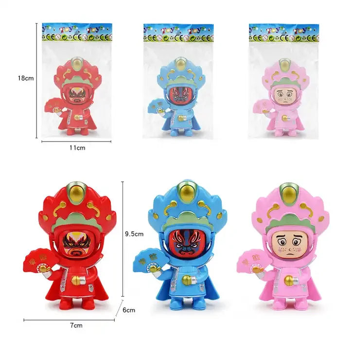 KTX-814675 Sichuan Opera Face Change Traditional Cultural Action Figure Doll