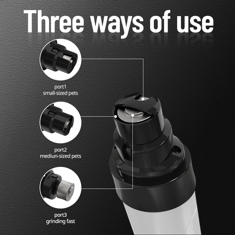 HKM-551763 Electric Pet Nail Grinder for Dogs and Cats – Low Noise Design Grooming Tool